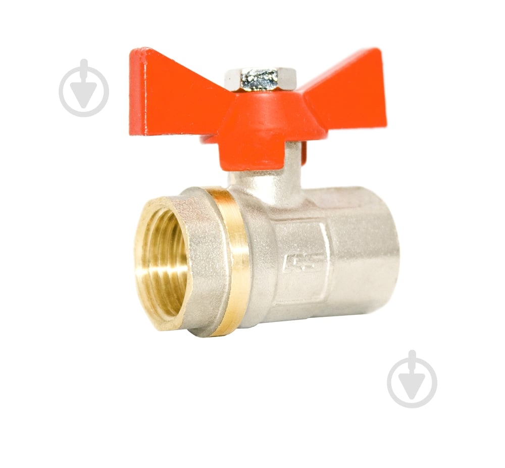 Кран шаровой Water House Ду 25 ВВ (б.) никель - фото 1 Кран шаровой Water House Ду 25 ВВ (б.) никель - фото 1