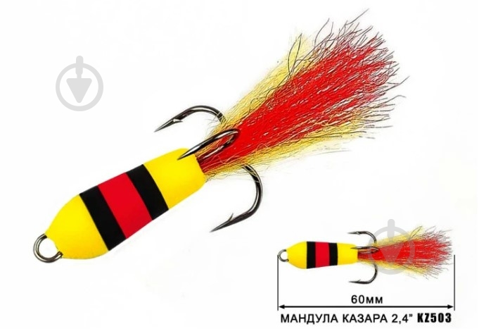 Мандула Prof Montazh 60 мм 1 шт. Приманка Казара 503 (60мм) - фото 2