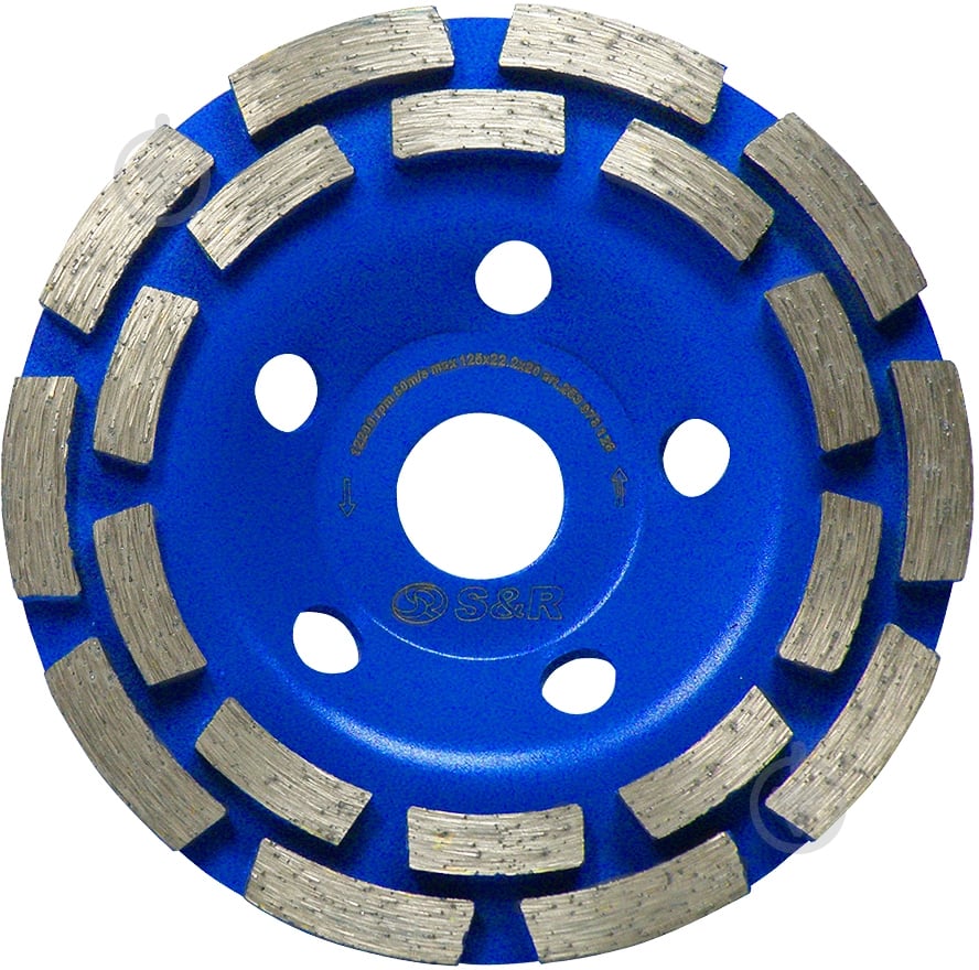 Чашка алмазная S&R сегментная Meister 253978126 - фото 1 Чашка алмазная S&R сегментная Meister 253978126 - фото 1