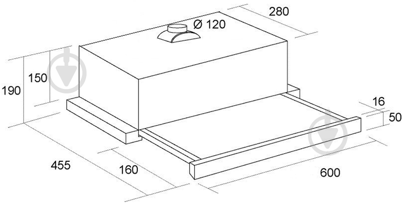 Витяжка Pyramida TL 60 IVORY/2M - фото 7