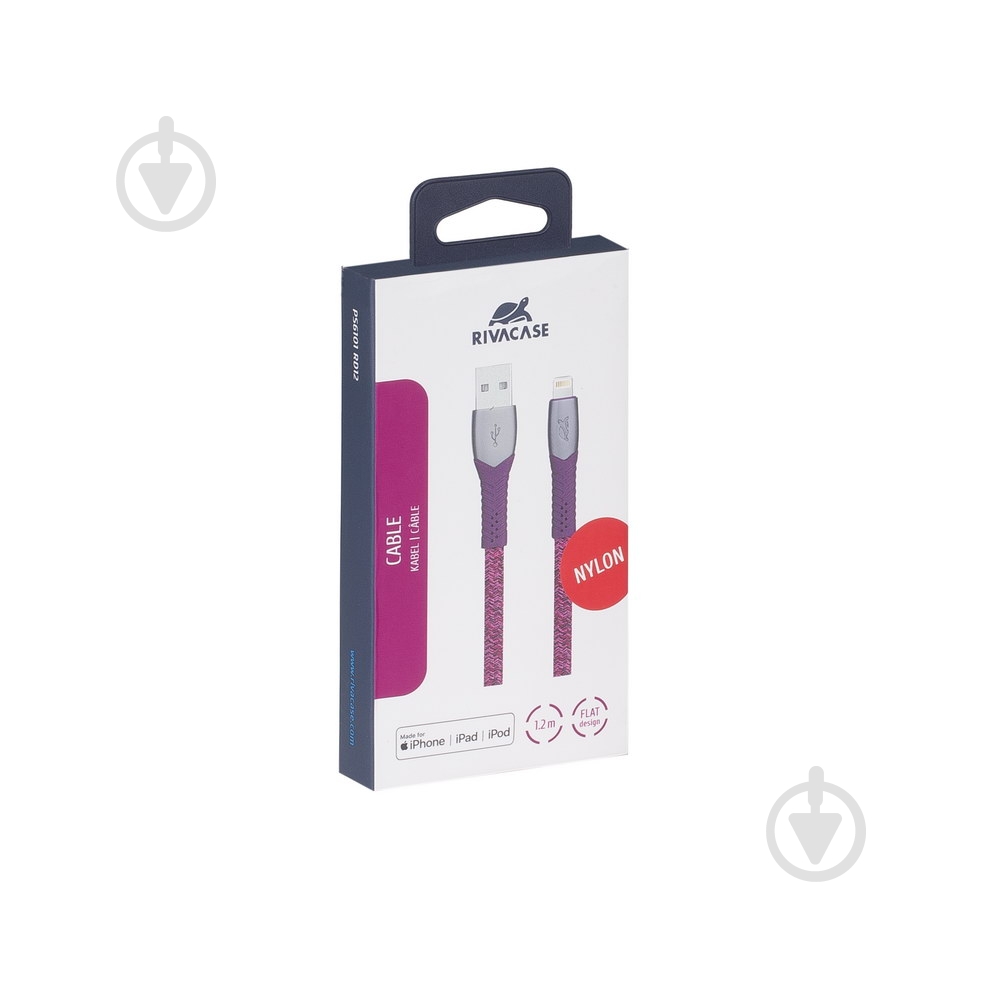 Кабель RivaCase PS6101 RD12 1,2 м red (PS6101 RD12) - фото 3