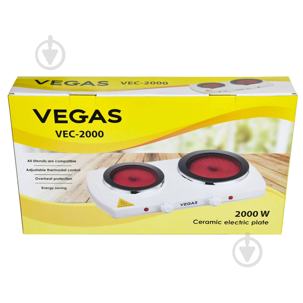 Плита электрическая настольная VEGAS. VEС-2000 - фото 2