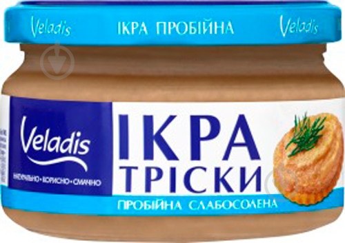 Икра пробойная трески 180г Veladis - фото 2 Икра пробойная трески 180г Veladis - фото 2