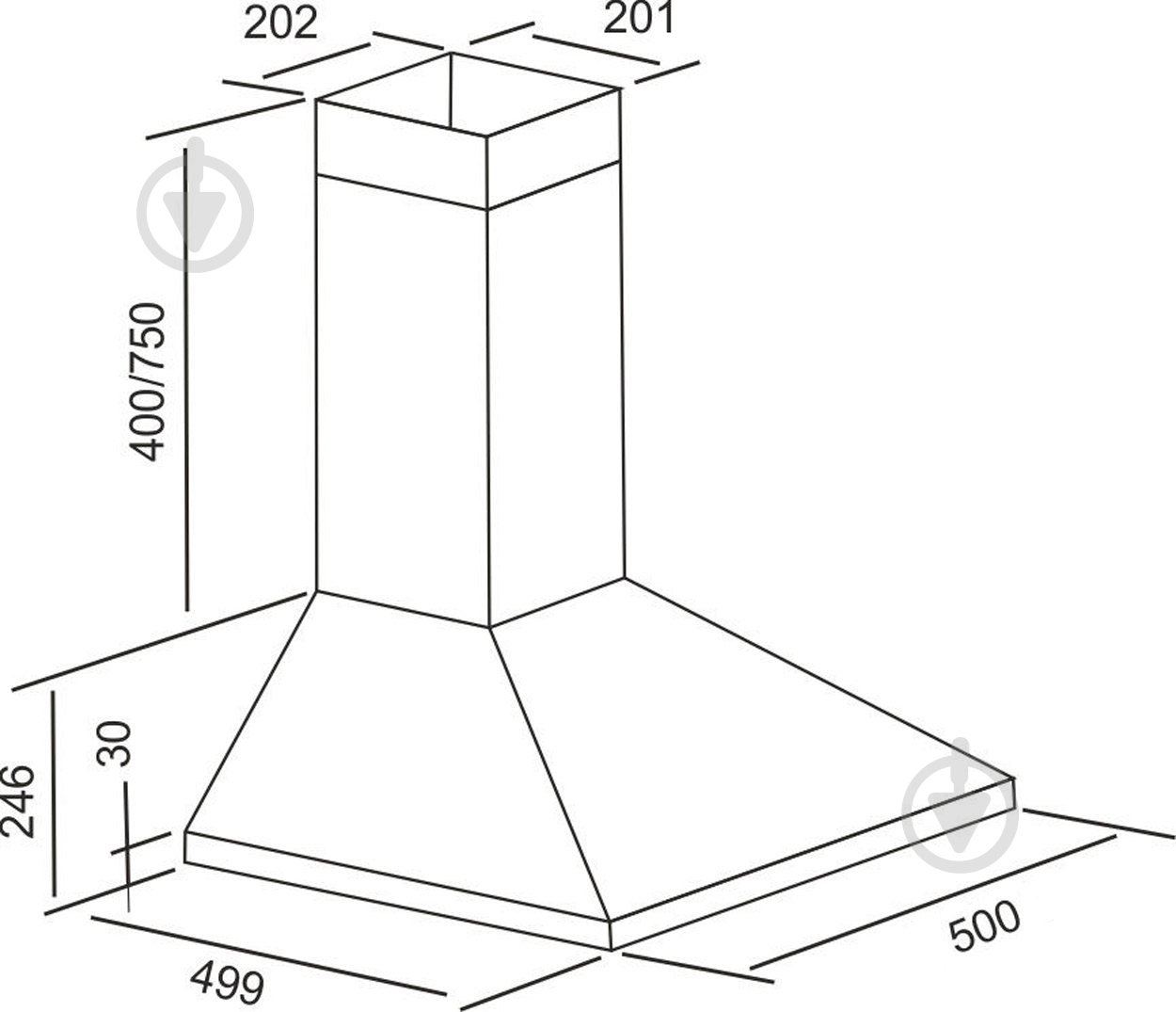 Вытяжка Eleyus Kvinta 750 50 IS - фото 11 Вытяжка Eleyus Kvinta 750 50 IS - фото 11