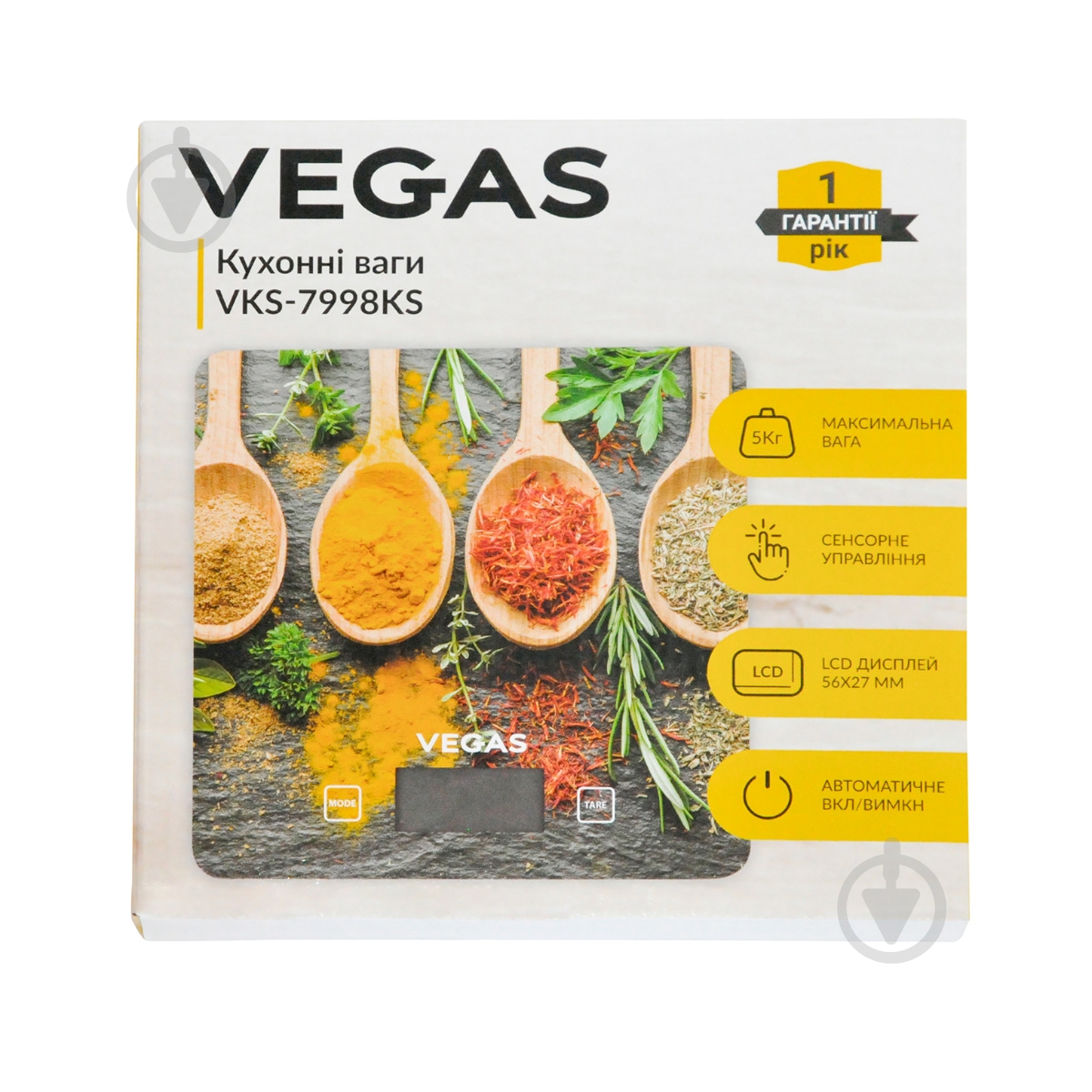 Весы кухонные VEGAS. VKS-7998KS - фото 3 Весы кухонные VEGAS. VKS-7998KS - фото 3