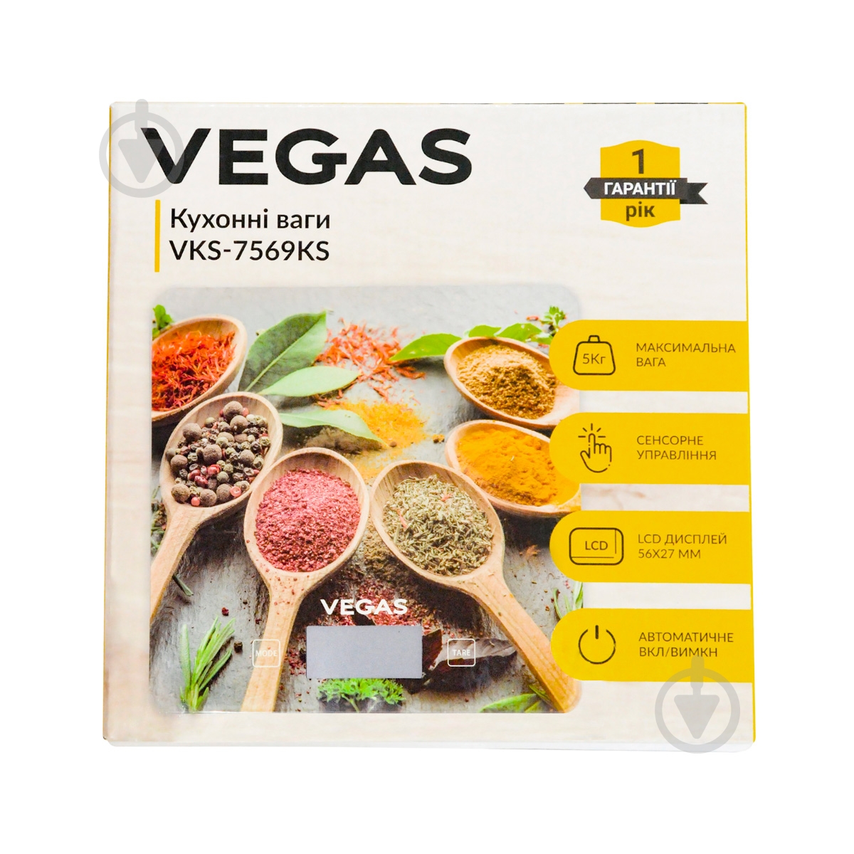 Весы кухонные VEGAS. VKS-7569KS - фото 3 Весы кухонные VEGAS. VKS-7569KS - фото 3