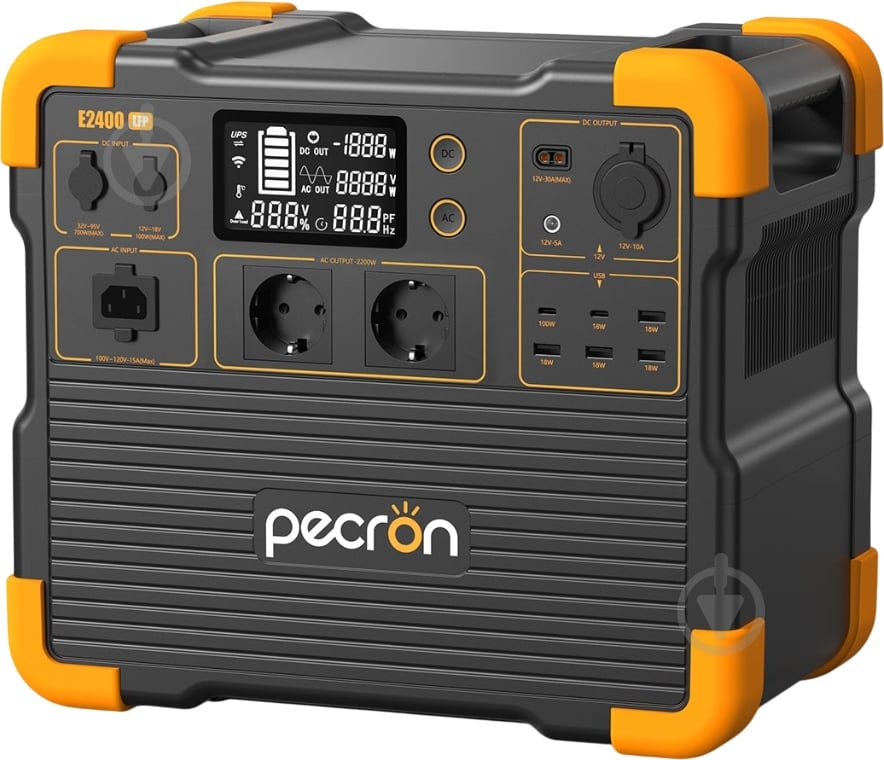 Зарядна станція PECRON E2400LFP 2400W (2048 Вт·год) - фото 2