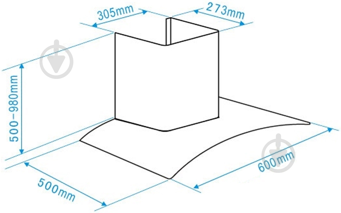 Витяжка Interline EAGLE X/V A/60 EB - фото 4