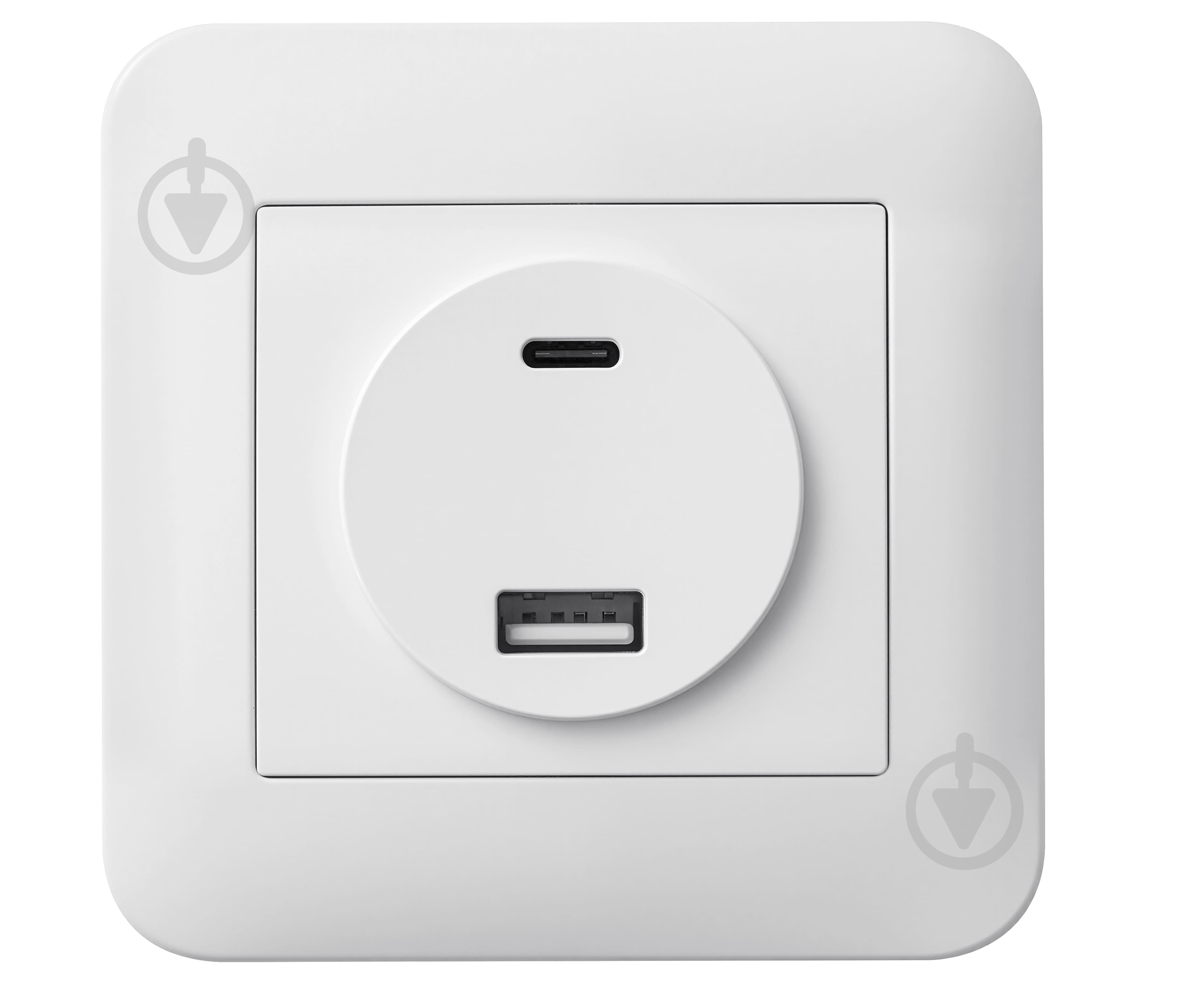 Розетка USB + Type C Hausmark Luno IP20 белый 709-0202-192TC - фото 1