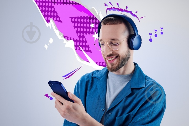 Навушники бездротові Panasonic RB-HF630B blue (RB-HF630BG-A) - фото 14