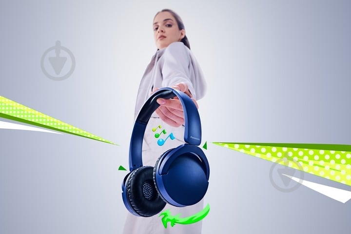 Навушники бездротові Panasonic RB-HF630B blue (RB-HF630BG-A) - фото 11