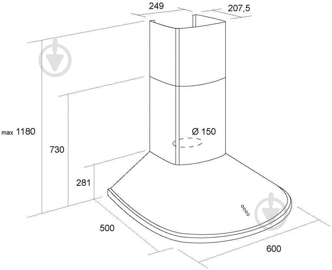 Вытяжка Pyramida BR 60/A WHITE - фото 8