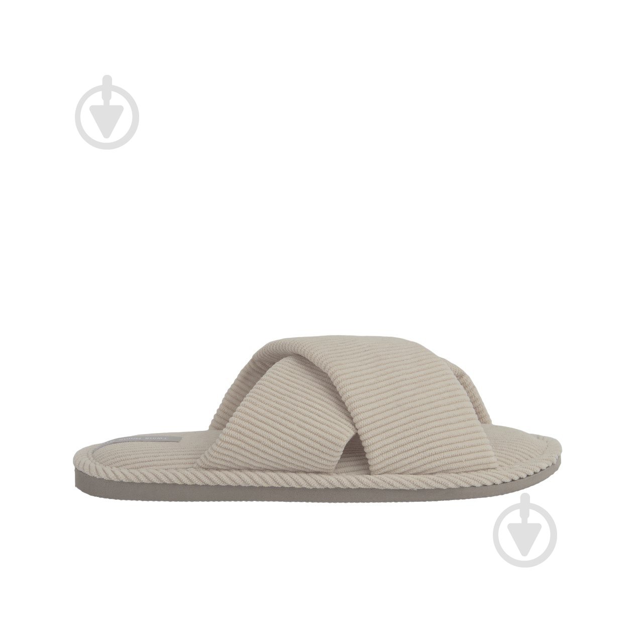 Тапки домашние Twins HS-VL вельвет Х 12478 р.38/39 молочный - фото 4