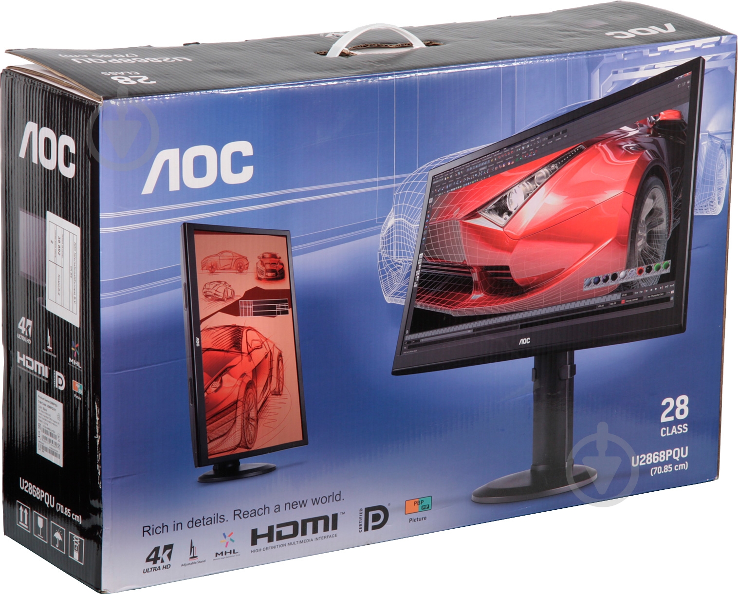 Монитор AOC 28" (U2868pqu) - фото 10