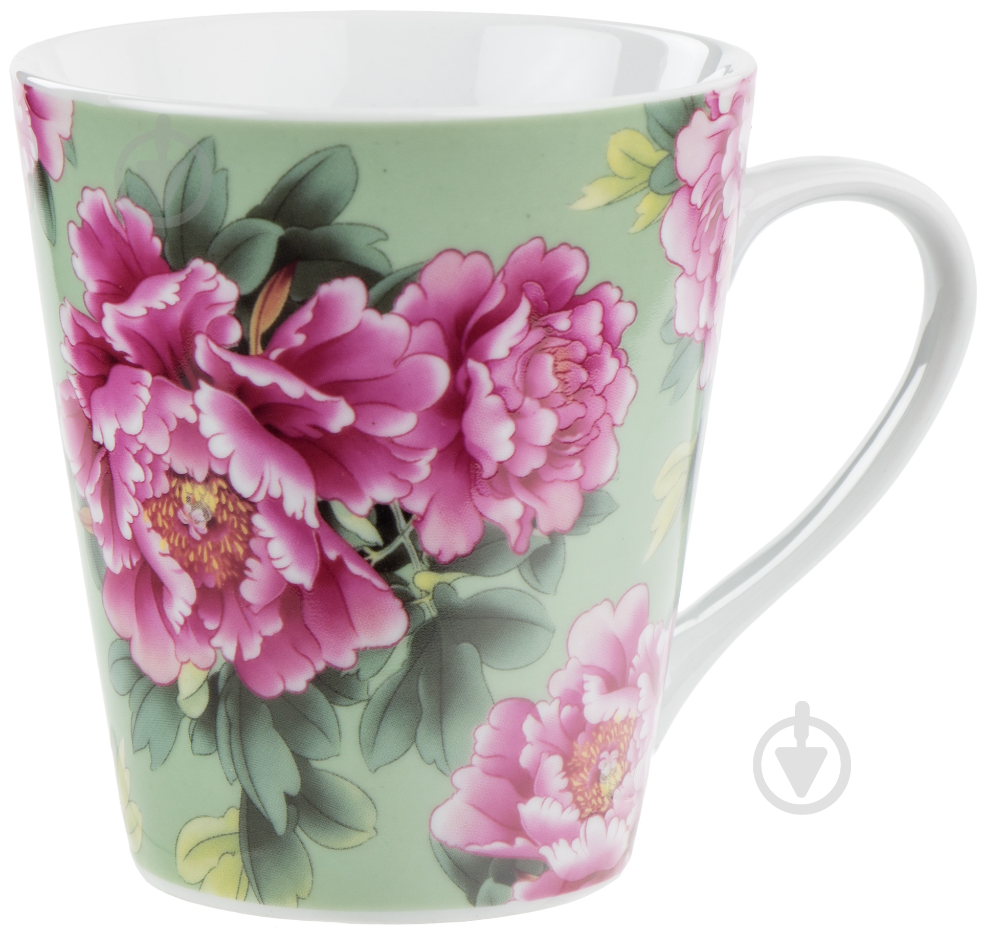 Чашка Keramia Пионы 330 мл - фото 1