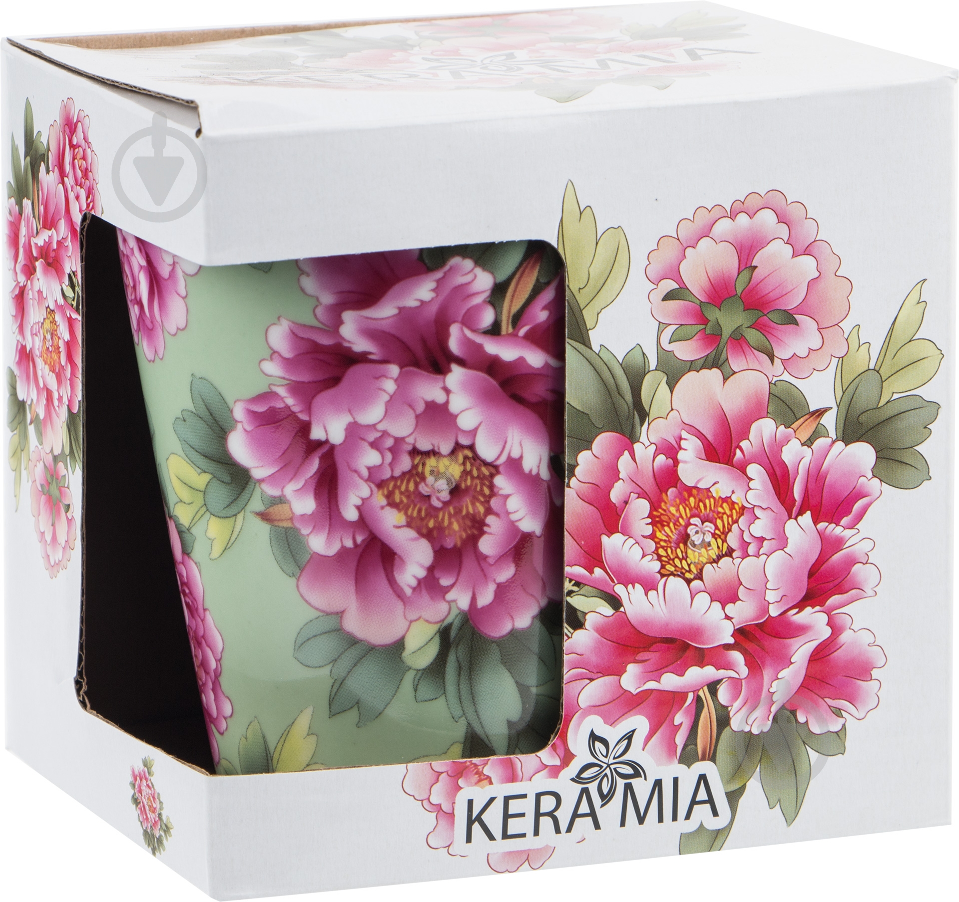 Чашка Keramia Пионы 330 мл - фото 3