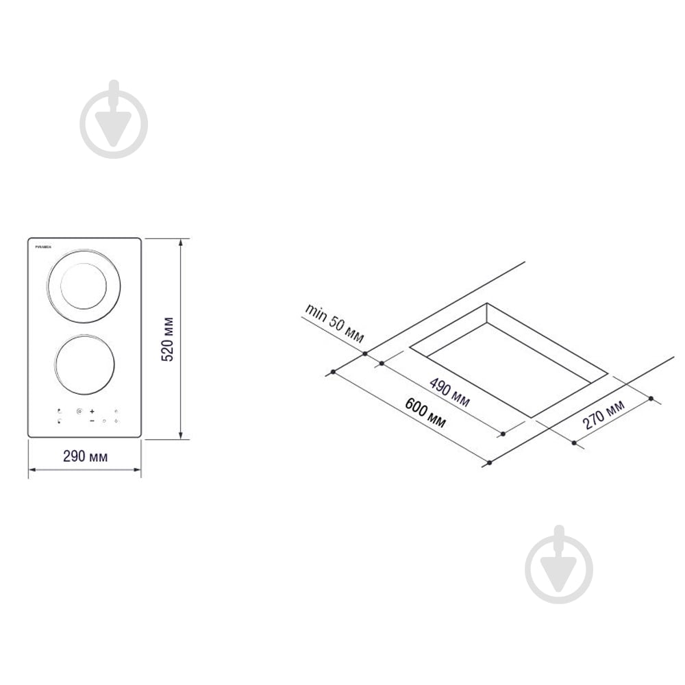 Варочная поверхность электрическая Pyramida CFEA 320 B - фото 7