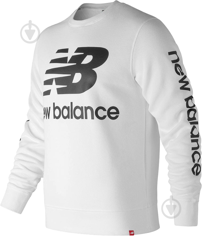 Свитшот New Balance ESSENTIALS MT83573WT р. S белый - фото 3