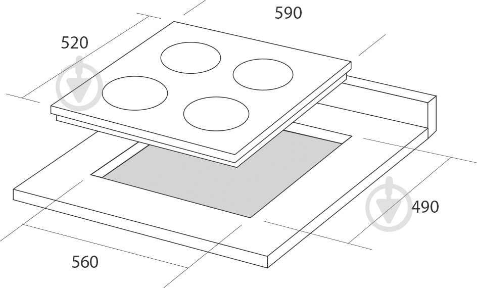 Варочная поверхность индукционная Pyramida IFEA 640 B - фото 8 Варочная поверхность индукционная Pyramida IFEA 640 B - фото 8