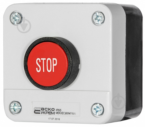 Кнопочный пост СТОП Аско-Укрем XAL-B114 A0140020003 - фото 3 Кнопочный пост СТОП Аско-Укрем XAL-B114 A0140020003 - фото 3
