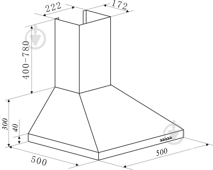 Вытяжка Interline UNNA WH A/50 PB - фото 7