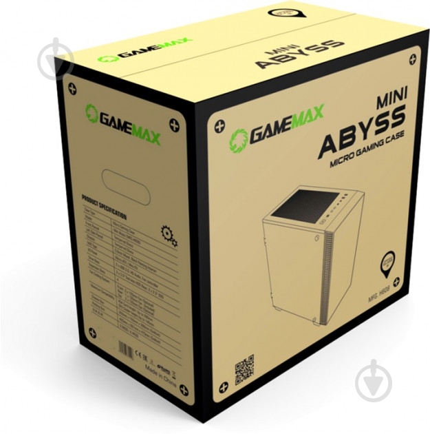 Корпус GameMax H608 Mini Abyss Rainbow LED Tempered Glass - фото 15