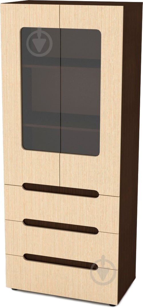 Шкаф Компанит МС-21 венге - фото 1
