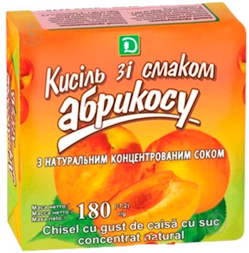 Кисель Золоте зерно Абрикосовый 180 г - фото 1 Кисель Золоте зерно Абрикосовый 180 г - фото 1