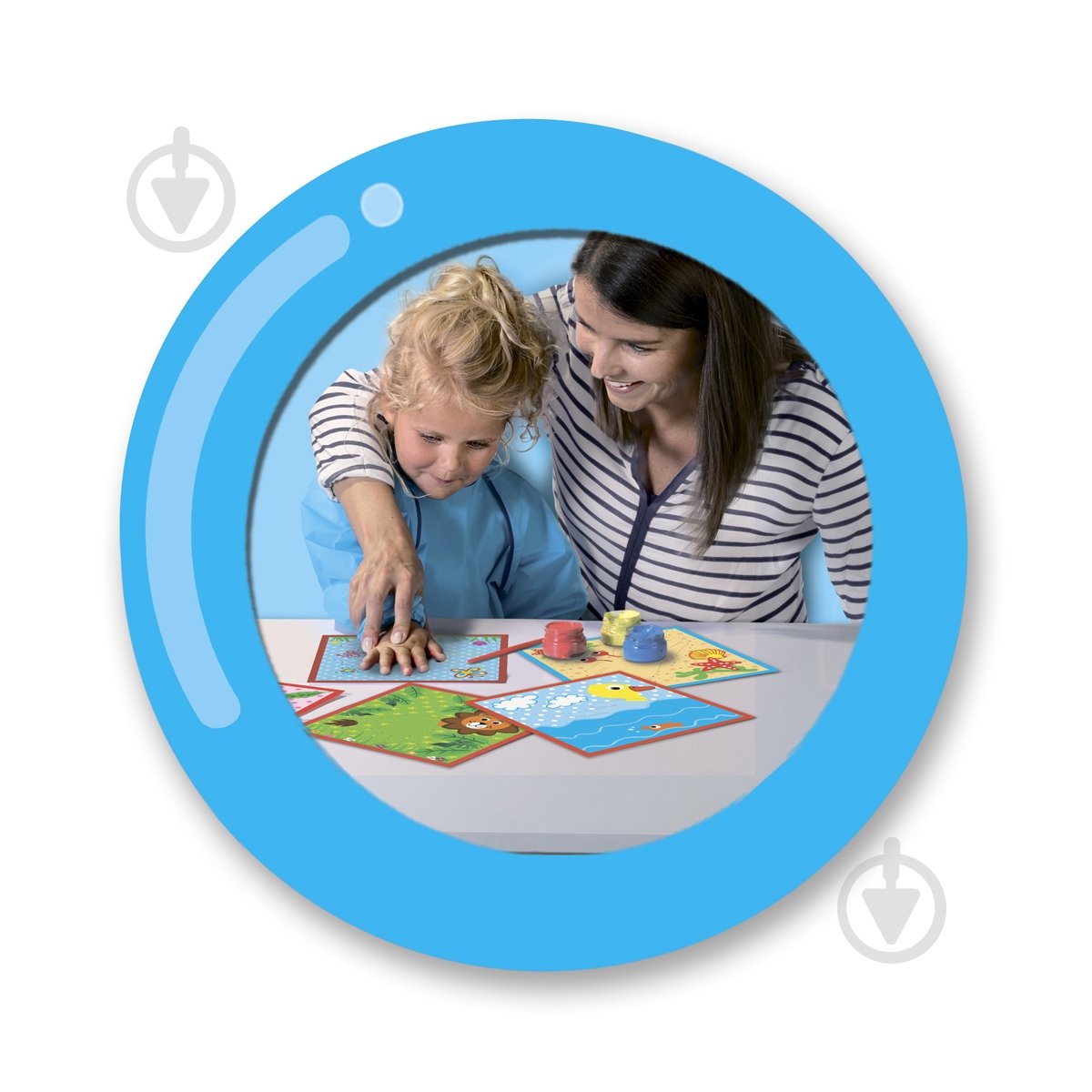 Набор для рисования SES Пальчиковые краски Отпечаток 14419S - фото 2