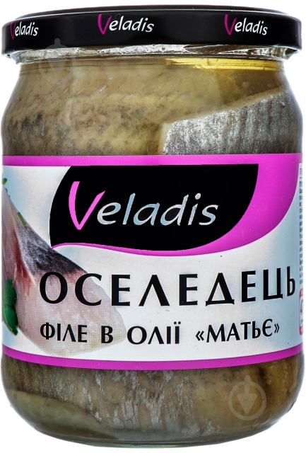 Сельдь Veladis филе в масле Матье 470 - фото 1 Сельдь Veladis филе в масле Матье 470 - фото 1