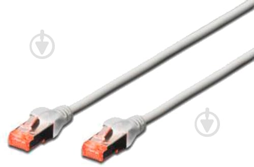 Патч-корд Digitus DK-1644-015 CAT 6 S-FTP AWG 27/7 1,5 м серый - фото 1 Патч-корд Digitus DK-1644-015 CAT 6 S-FTP AWG 27/7 1,5 м серый - фото 1