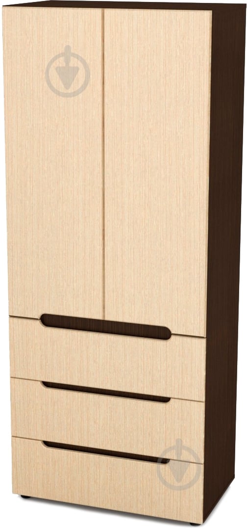 Шкаф Компанит МС-22 МДФ венге - фото 1