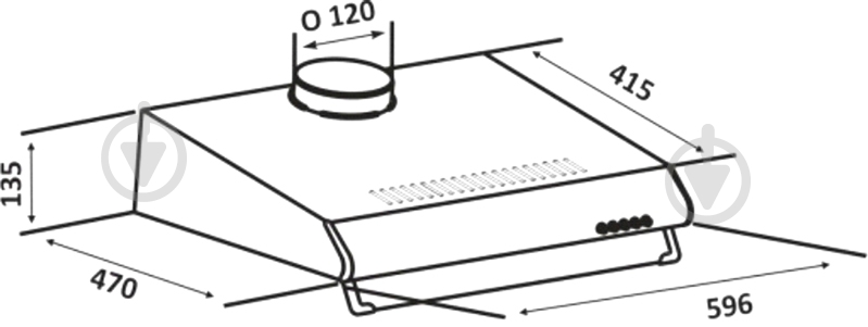 Вытяжка Eleyus Bona H І 60 BL - фото 12 Вытяжка Eleyus Bona H І 60 BL - фото 12