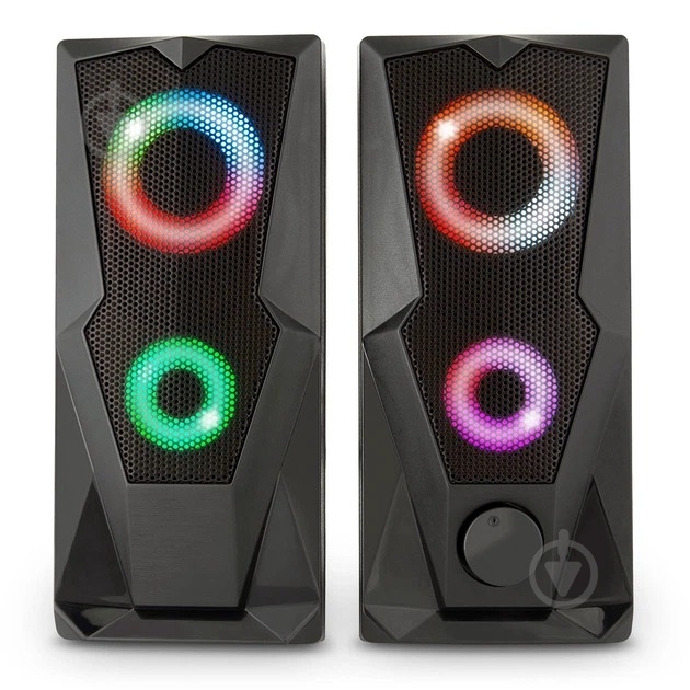 Акустична система YENKEE YSP 2003RGB 2.0 black - фото 2 Акустична система YENKEE YSP 2003RGB 2.0 black - фото 2