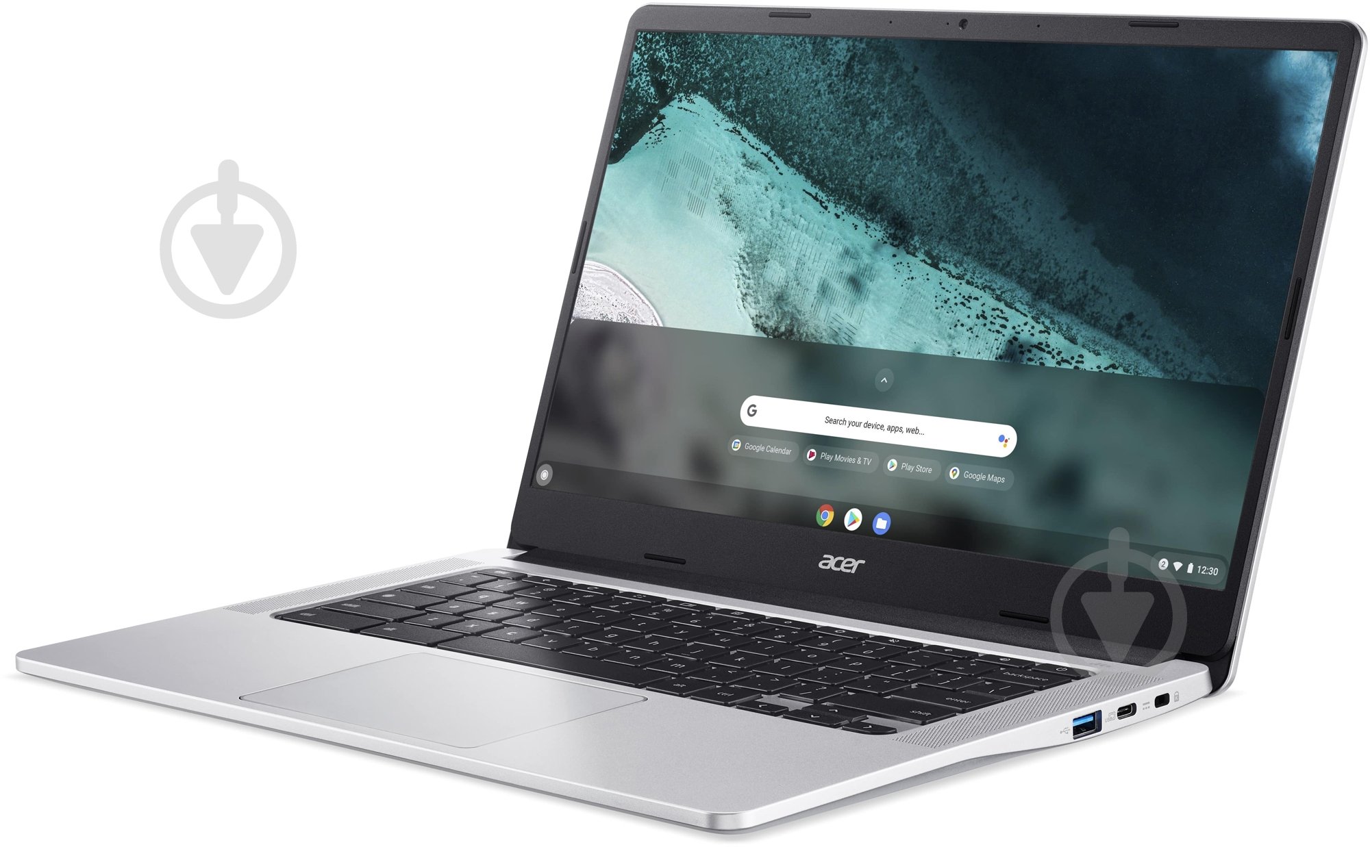 Ноутбук Acer Chromebook CB314-3HT 14" (NX.KB5EU.001) pure silver - фото 6 Ноутбук Acer Chromebook CB314-3HT 14" (NX.KB5EU.001) pure silver - фото 6