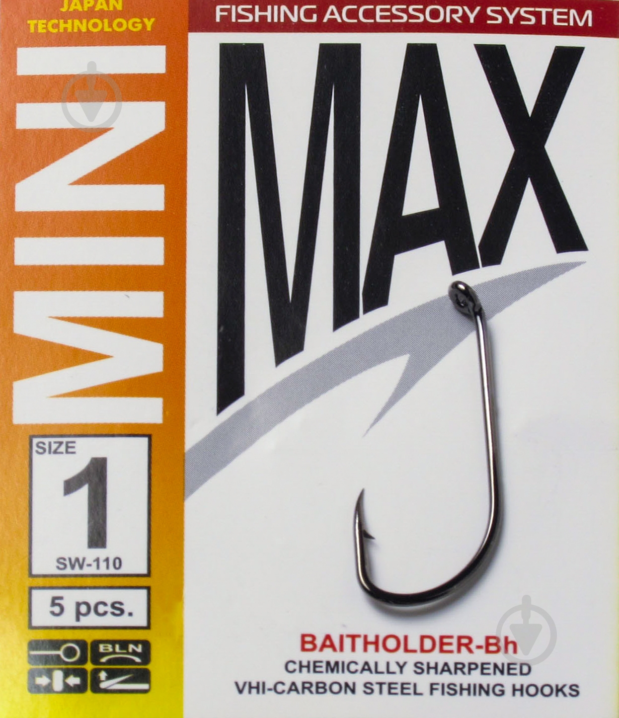 Крючок MiniMax Baitholder №1 5 шт. SW110-1 - фото 1 Крючок MiniMax Baitholder №1 5 шт. SW110-1 - фото 1