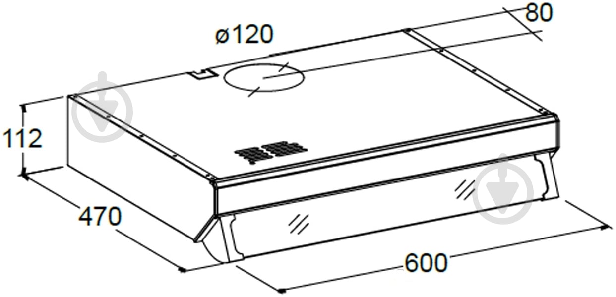 Вытяжка Cata F 2060 X/C - фото 14