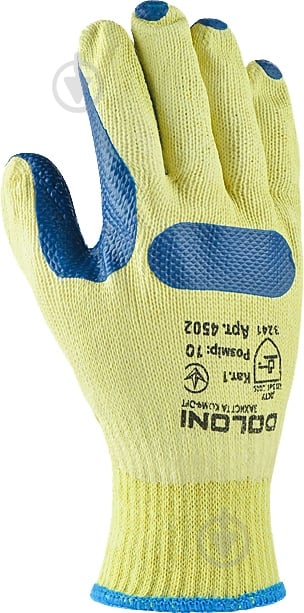 Рукавички Doloni Extragrab з покриттям латекс XL (10) 4502 - фото 2