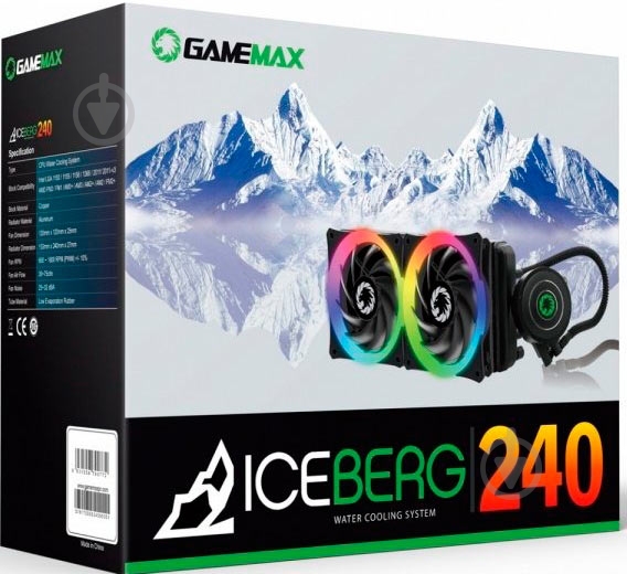 Процессорный кулер GameMax Iceberg 240 - фото 4