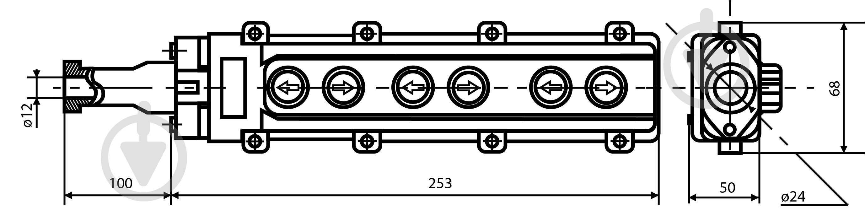 Пост кнопочный Аско-Укрем COB63 A0140050003 - фото 5
