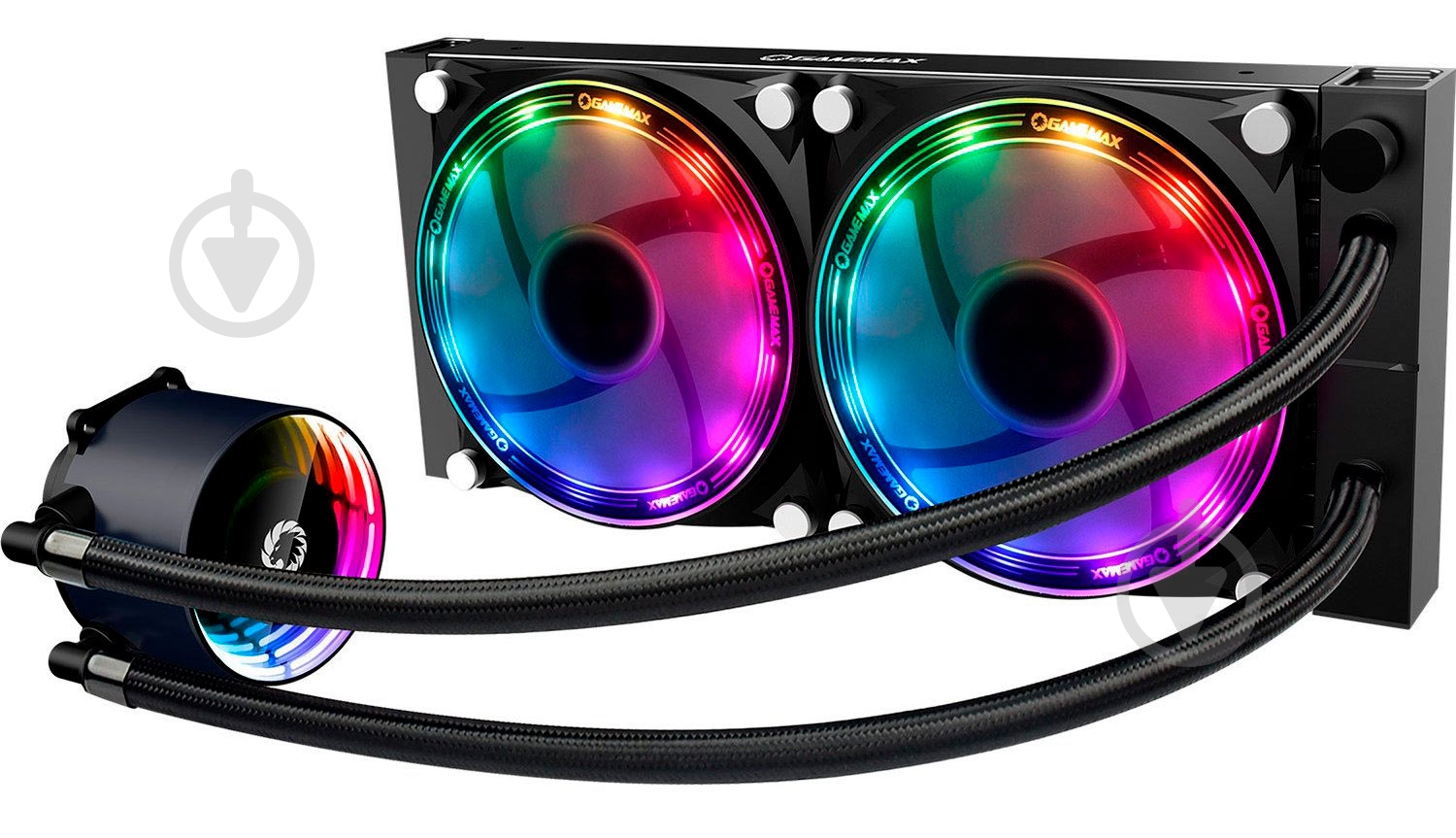 Процессорный кулер GameMax IceHill240-Rainbow - фото 1 Процессорный кулер GameMax IceHill240-Rainbow - фото 1