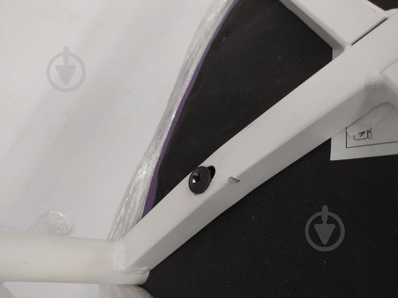 УЦІНКА! Стілець обідній Nowy Styl FABBI FX WHITE (BOX-2) GD-59 ФІОЛЕТОВИЙ/БІЛИЙ (УЦ №48) - фото 6