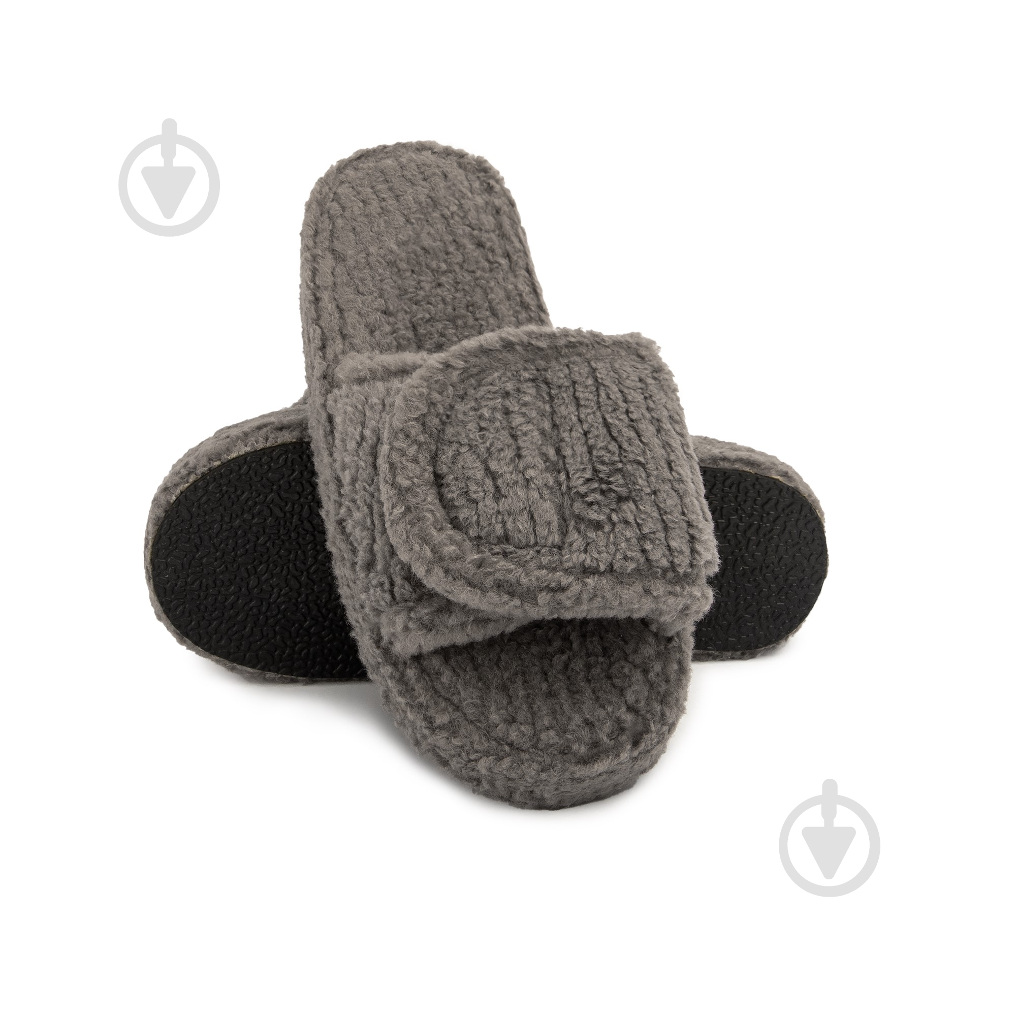 Капці домашні Twins HS фліс/липучка на платформі 12710 р.36/37 сірий - фото 2 Капці домашні Twins HS фліс/липучка на платформі 12710 р.36/37 сірий - фото 2