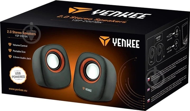 Акустическая система YENKEE YSP 2001BK 2.0 black - фото 4