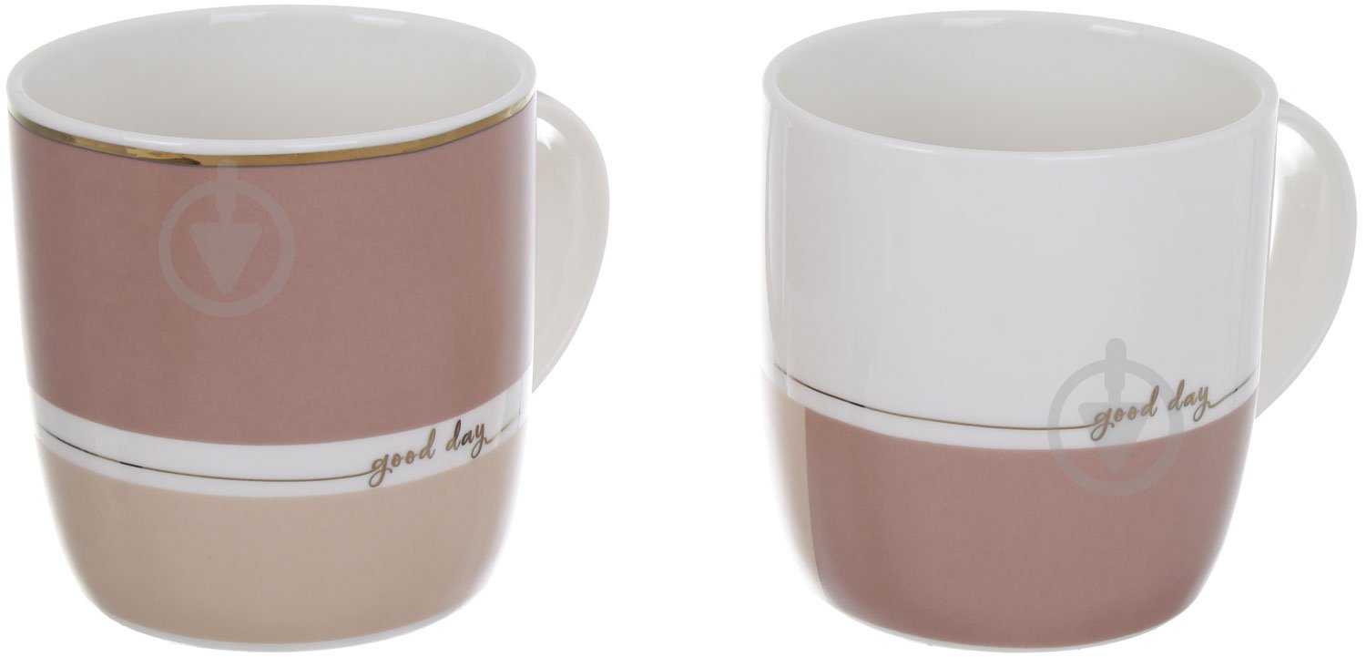 Чашка Fiora Good Day Beige360 мл фарфор - фото 3