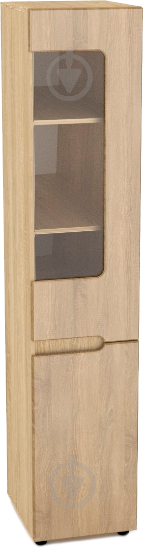 Шкаф Компанит МС-24 МДФ правый дуб сонома - фото 1