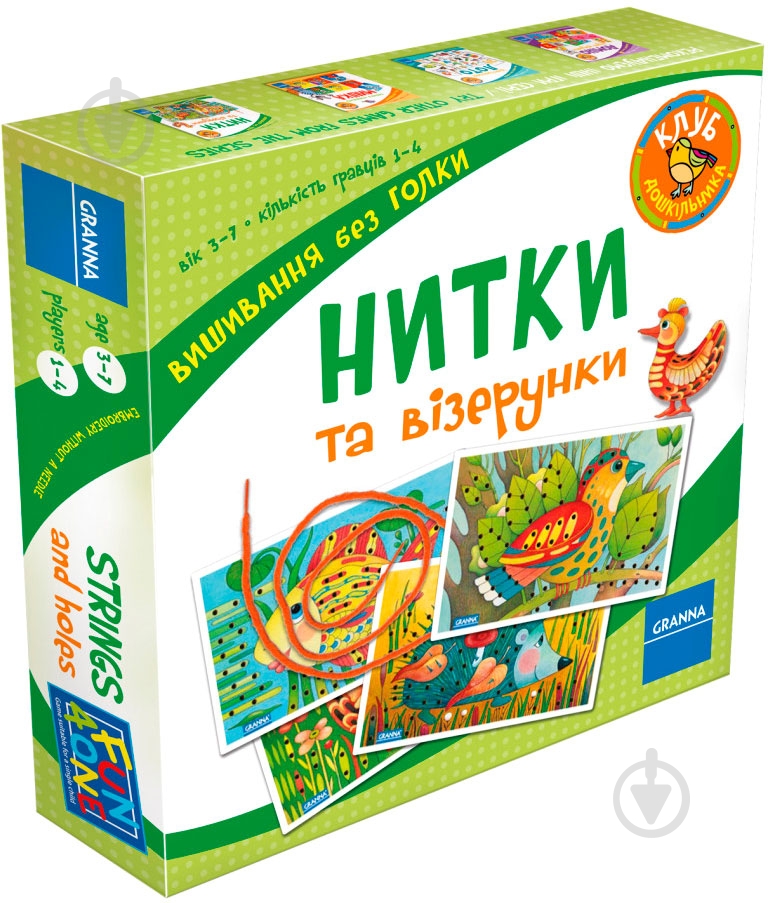Игра настольная Granna Нити и узоры 82524 - фото 1 Игра настольная Granna Нити и узоры 82524 - фото 1