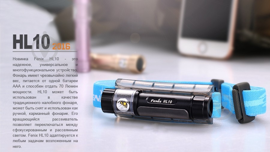 Фонарь Fenix HL10bk2016 - фото 4