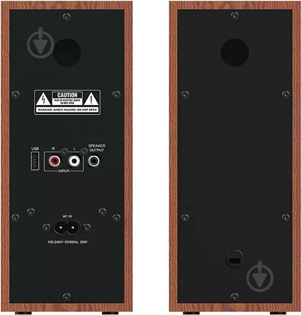Акустическая система Genius SP-HF800 2.0 wooden (31730051401) - фото 4