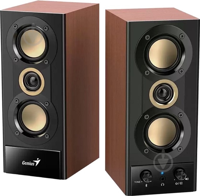 Акустическая система Genius SP-HF800 2.0 wooden (31730051401) - фото 2